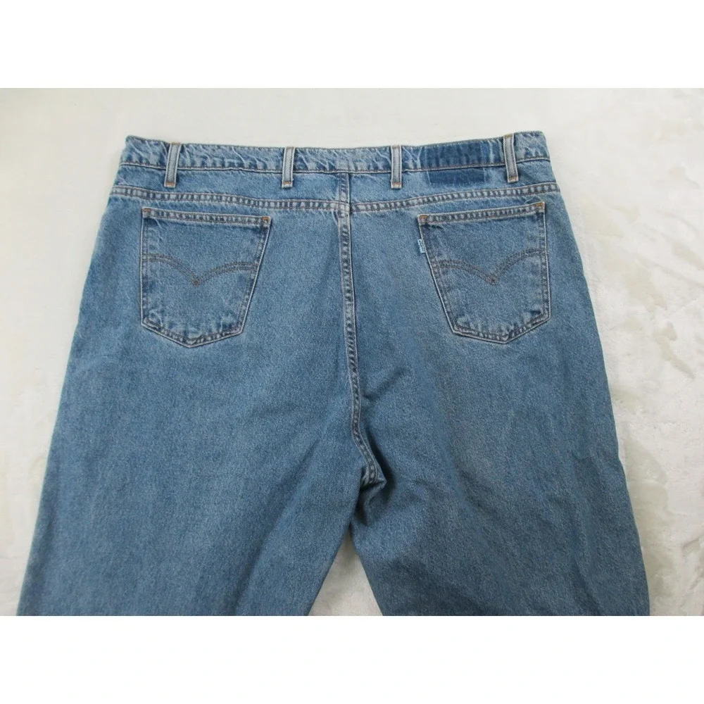 VINTAGE Levi's 553 Pants Mens 44 Blue Denim Jeans Relaxed Fit Straight 44X30*‎